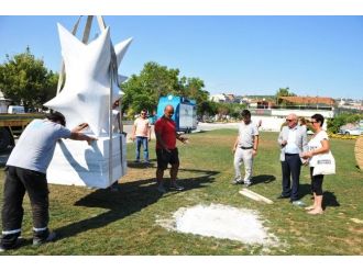 Süleymanpaşa’da Heykeller Kentteki Yerlerini Alıyor