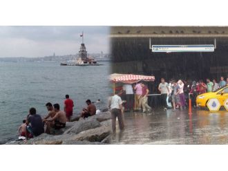 Kadıköy’de Yağmur, Üsküdar’da Deniz Keyfi