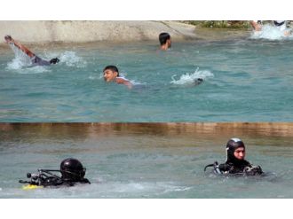 Dalgıçlar Ceset Ararken Onlar Yüzdü !