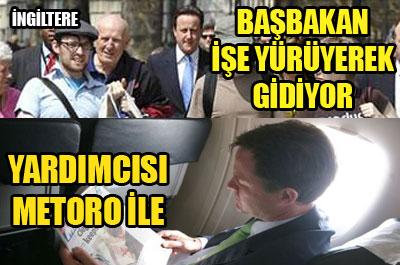 İşe yürüyerek giden Başbakan