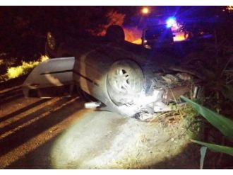 Ehliyetsiz Gencin Kullandığı Otomobil Takla Attı: 1 Ölü