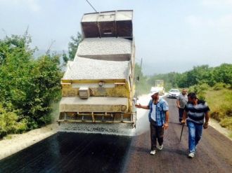 Halilbey-soğuksu Köyleri Bağlantı Yoluna Asfalt