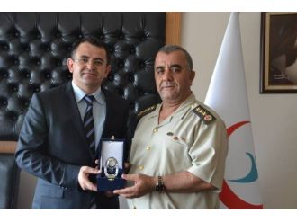 Albay Akça’dan İl Sağlık Müdürü Arslan’a Veda Ziyareti