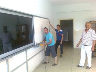 Burhaniye’de Okullara Akıllı Tahta