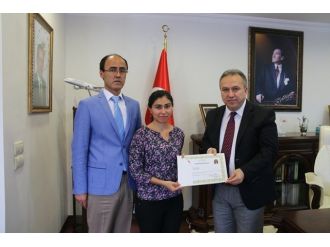 Vali Fidan’dan Başarı Belgesi