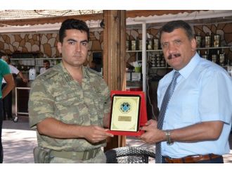 Battalgazi İlçe Jandarma Komutanına Veda Yemeği