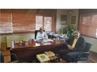 Rektör Alkan’dan İşadamı Derindere’ye Ziyaret