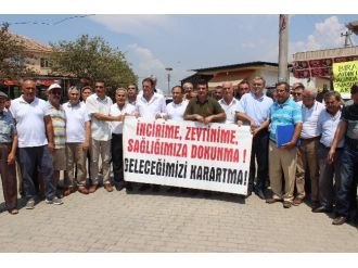 Aydın Germencik’te Jeotermal Eylemi