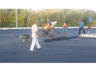 Ereğli Caddesinde Asfalt Çalışması Sürüyor