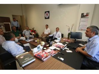 Yüce İle Özdemir’den Öner’e Hayırlı Olsun Ziyareti