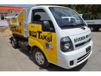 Siverek’te ’Çöp Taksi’ler Hizmete Başladı