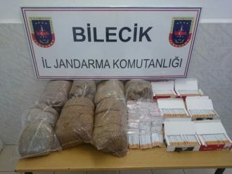 Bilecik İl Jandarma Komutanlığı’ndan Kaçak Sigara Avı