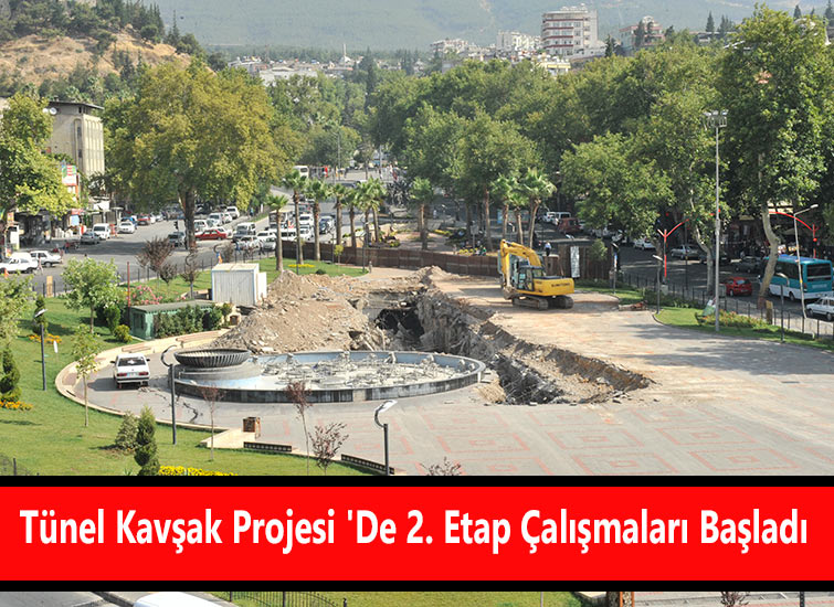 Tünel Kavşak Projesi De 2. Etap Çalışmaları Başladı