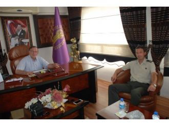 Didim’de Binbaşı Akgün, Esnaf Odasına Veda Etti