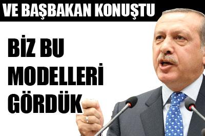 Başbakan konuşuyor 