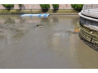 Porsuk Çayı’nın Kapakları Bakım İçin Açılınca Su Seviyesi Düştü