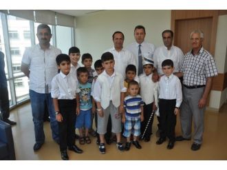 Başkan Toltar. Sünnet Çocuklarını Ziyaret Etti