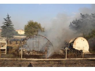 Elektrik Şirketinin Deposunda Yangın