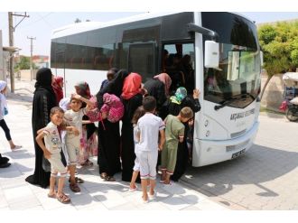 Suriyeli Muhacirlere Ücretsiz Banyo Hizmeti