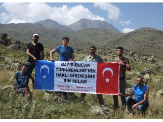 Amatör Dağcılar Türkmenler İçin Tırmandı