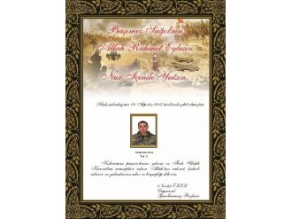 Genelkurmay Başkanı Orgeneral Özel’den Şehit Er İçin Taziye Mesajı