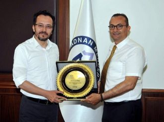 Adü Rektörü Bircan’a Anlamlı Plaket