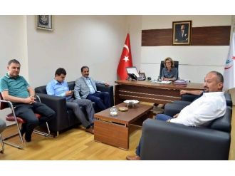 Ak Parti’li Atay’dan Genel Sekreter Özcan’a Hayırlı Olsun Ziyareti