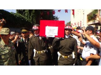 Şehidi Binler Uğurladı