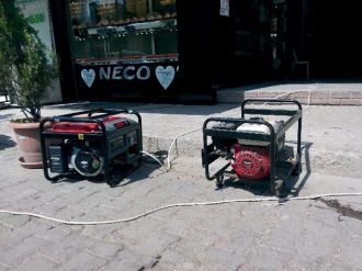 Lapseki Sokakları Jeneratör İle Doldu