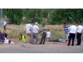 Kayseri’de İşçileri Taşıyan Otobüs Devrildi