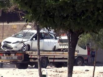 Polisten Kaçarken Kaza Yaptı