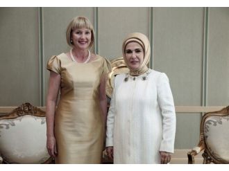 (Düzeltme) Cumhurbaşkanı Erdoğan, Resmi Törenle Karşıladığı Yeni Zelanda Genel Valisi Jerry Mateparae İle Baş Başa Görüştü