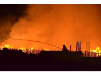 İzolasyon Fabrikası İnşaatında Büyük Yangın