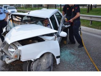 Dikkatsız Sürücü Ölümün Eşiğinden Döndü