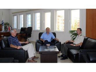 Binbaşı Akgün’den Belediyeye Ve Stk’lara Veda Ziyaretleri