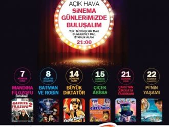 Yazlık Sinema Ağustos Akşamlarına Keyif Katacak