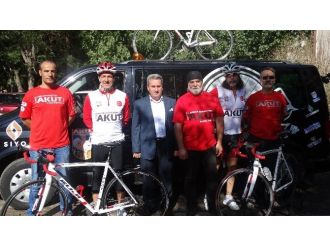 Fay Hattında Bin 500 Kilometre Pedal Çevirecekler