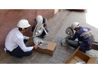 Ceylanpınar’da Aydınlatma Çalışması