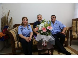 Zabıtalar Mesai Arkadaşlarını Yalnız Bırakmadılar