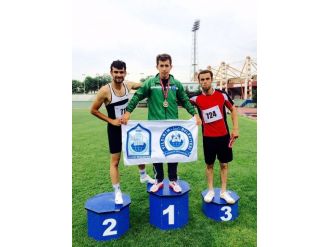 Yıldırımlı İşitme Engelli Atlet Avrupa Üçüncüsü Oldu