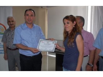 Kadın Çiftçilere Eğitim Sertifakları Verildi