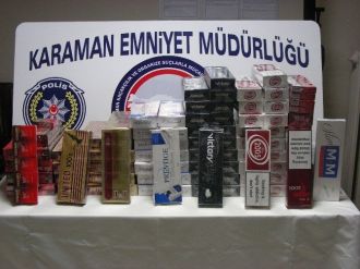 Yolcu Otobüsünde Kaçak Sigara Ele Geçirildi