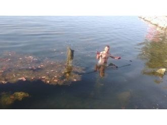 İznik Gölü Temizleniyor