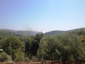 İzmir’de Askeri Bölgede Yangın