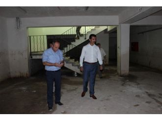 Kaymakam Parlak, Okul İnşaatını İnceledi