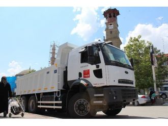 Sungurlu Belediyesi’ne Damperli Kamyon Hibe Edildi