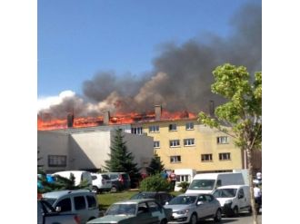 Erzurum’da Korkutan Yangın