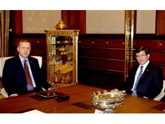 Cumhurbaşkanı Erdoğan, Başbakan Davutoğlu’nu Kabul Etti