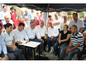 Chp Heyeti, Heyelan Bölgesinde