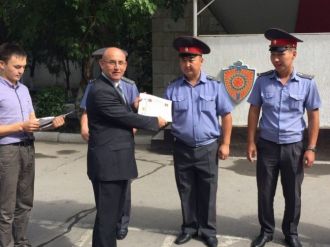 Kırgız Polislere Seçim Döneminde Düzen Koruma Eğitimi
